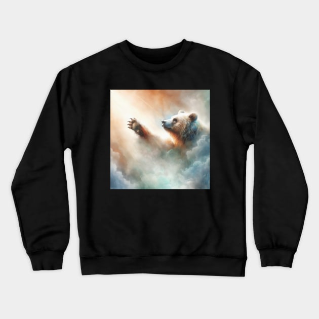 Spirit Bear Crewneck Sweatshirt by Merlyn Morris